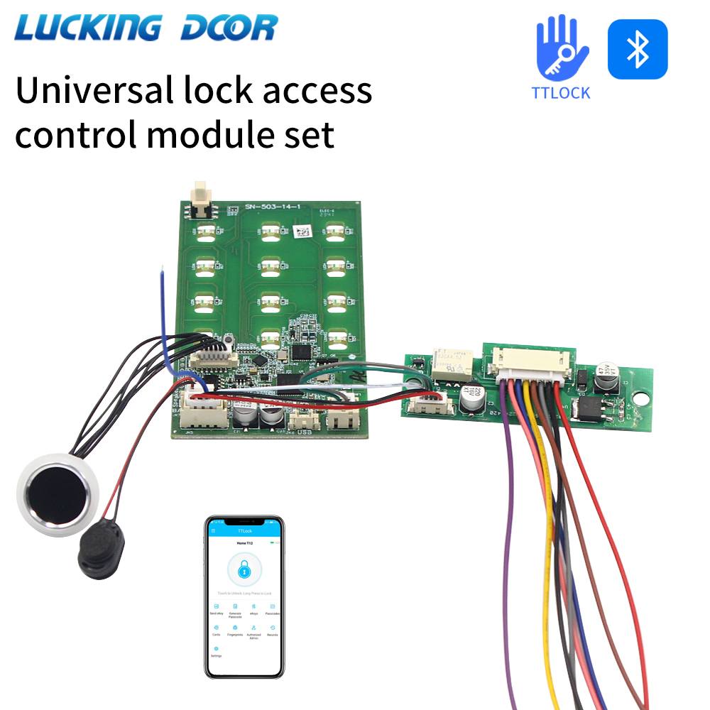 Smart Home Door Lock - TTLOCK Fingerprint Access Control Switch Module