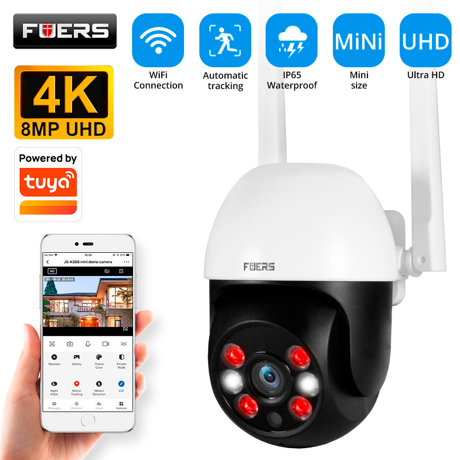 Fuers 8MP 4K IP Camera Outdoor - огляд і ціна Smart Home Camera Ezviz