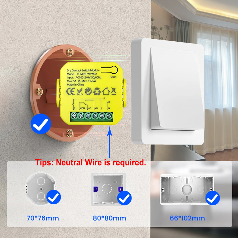 Smart ZigBee Dry Contact Switc - огляд і ціна Smart Home Plus