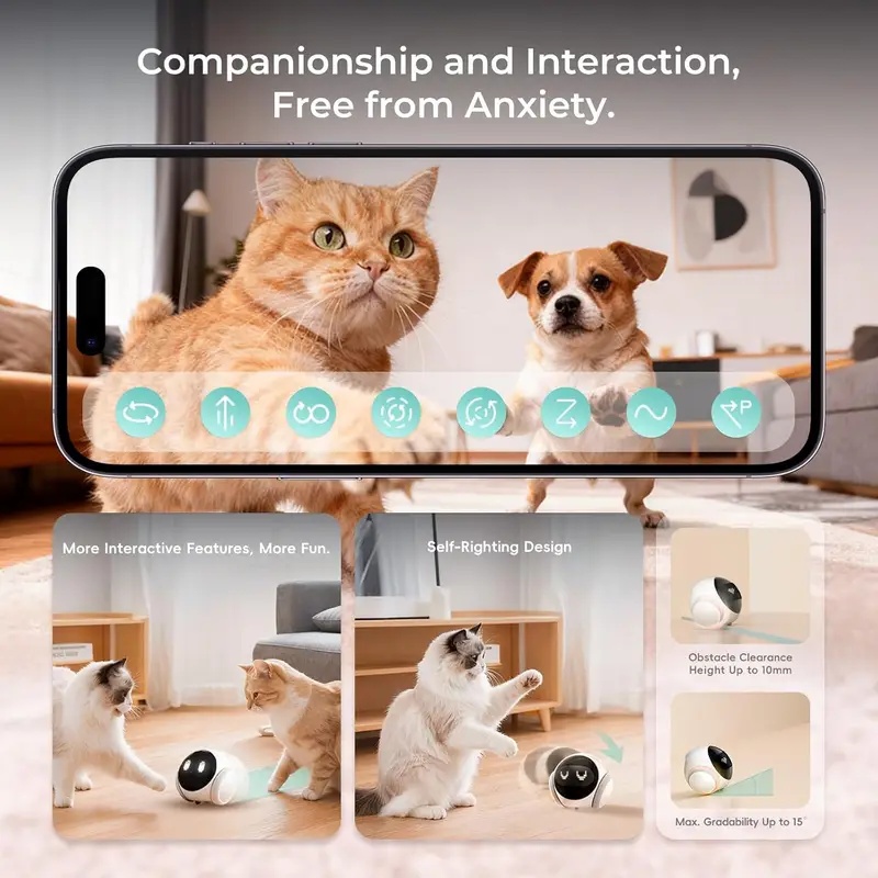 Movable Indoor Pet Robot Camer - огляд і ціна Smart Home Video