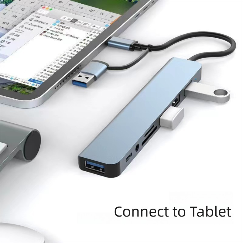8 in 2 Port USB C Splitter USB - огляд і ціна Smart Home Hub 2