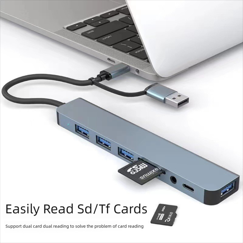 8 in 2 Port USB C Splitter USB - огляд і ціна Smart Home Hub 2