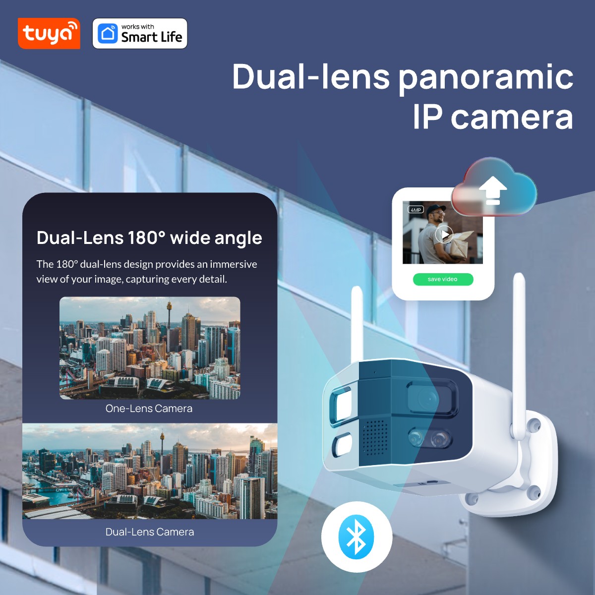 Tuya Smart 4MP 2.5K Dual-Lens  - огляд і ціна Smart Home Camera Ezviz