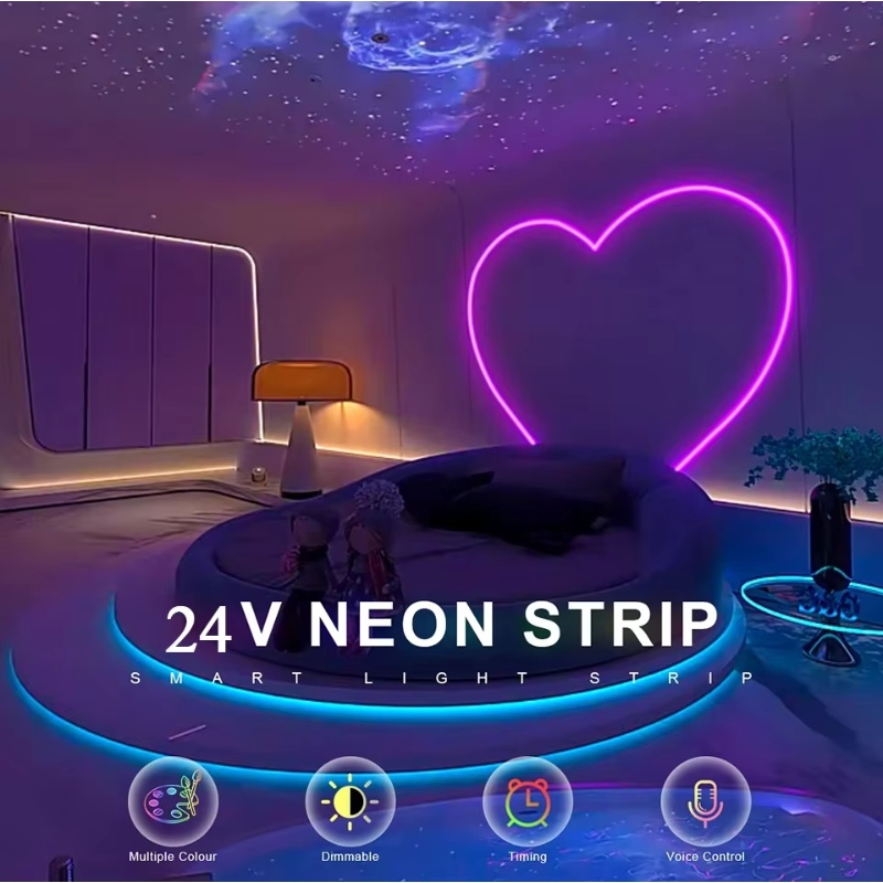 Tuya Smart Life WiFi LED Neon  - огляд і ціна Smart Home Yellow