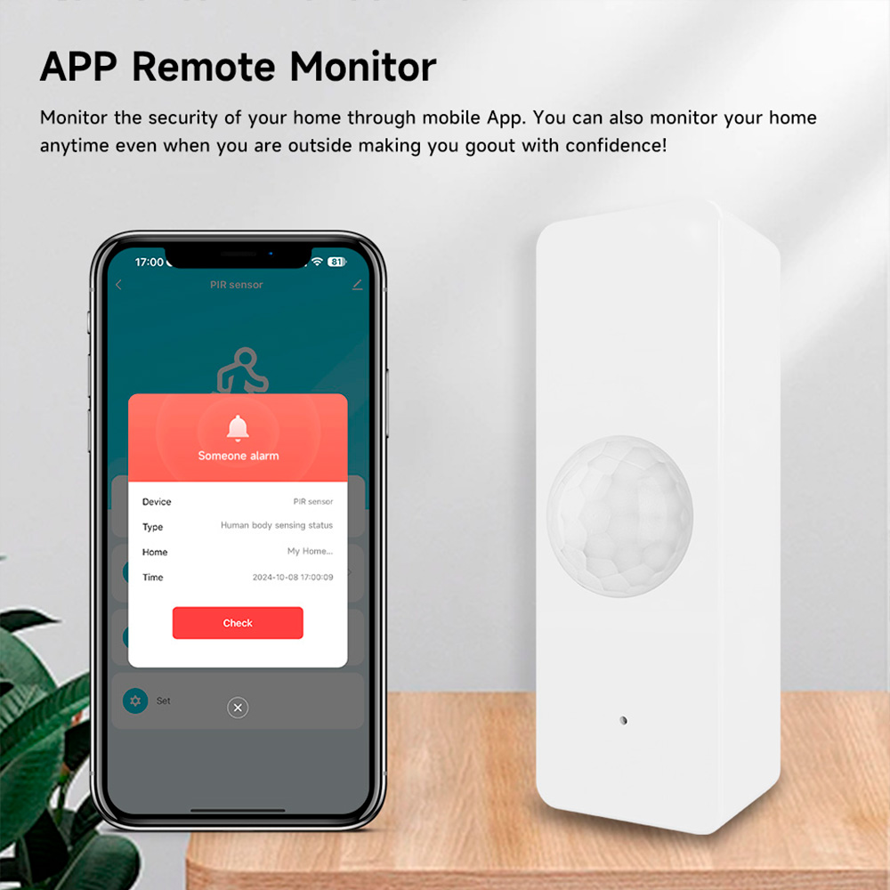 Tuya WiFi Zigbee PIR Motion Se - огляд і ціна Smart Home Wiser