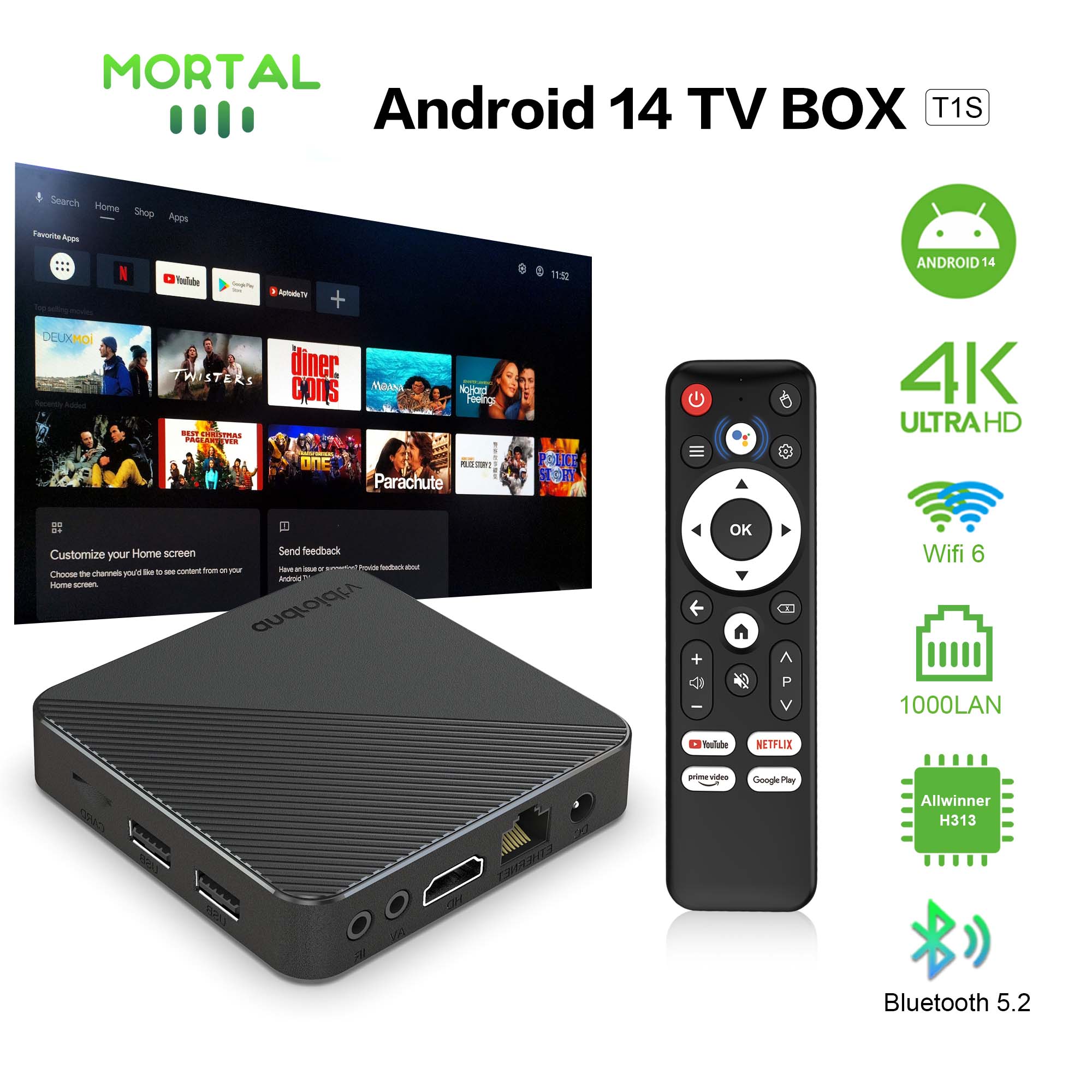 Android14 TV Box Smart Home Th - огляд і ціна Smart Home Plus