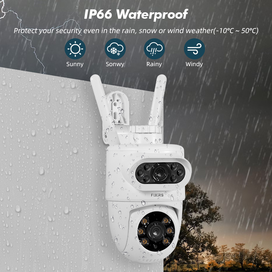 FUERS 5K 10MP Dual Lens IP Cam - огляд і ціна Smart Home Camera Ezviz